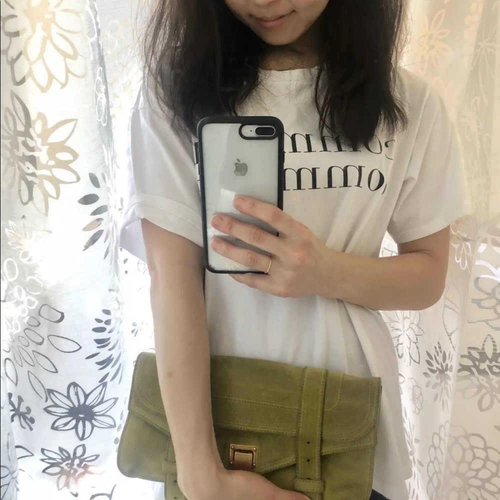 PROENZA SCHOULER Suede PS1 Clutch